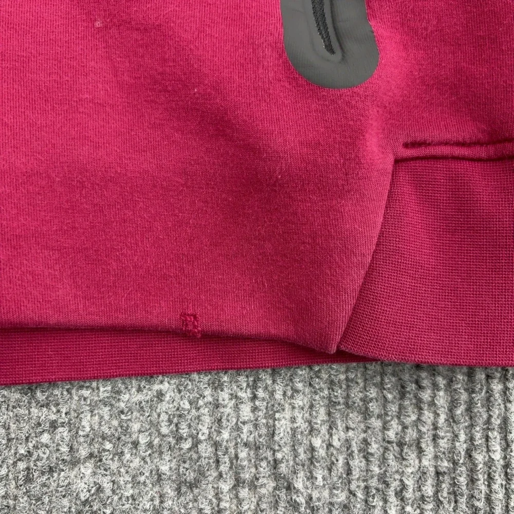 BC High Football Nike Full Zip Hoodie Mens L Maroon Cotton Tech Fleece Athletic